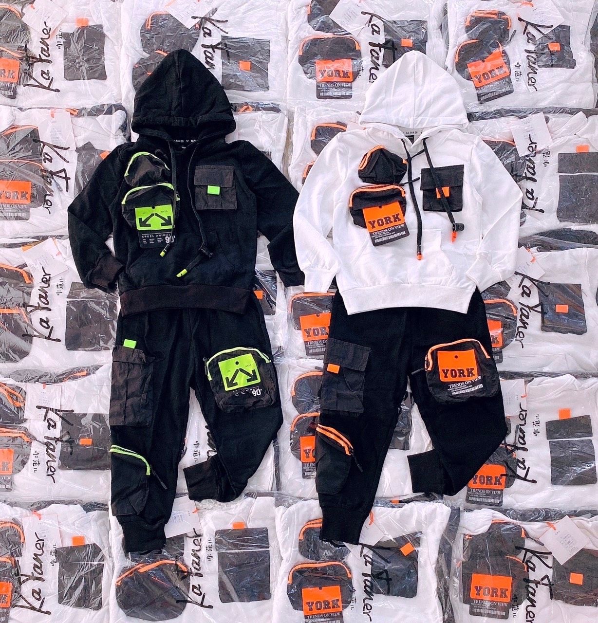 SET áo mũ 3 túi dù nổi