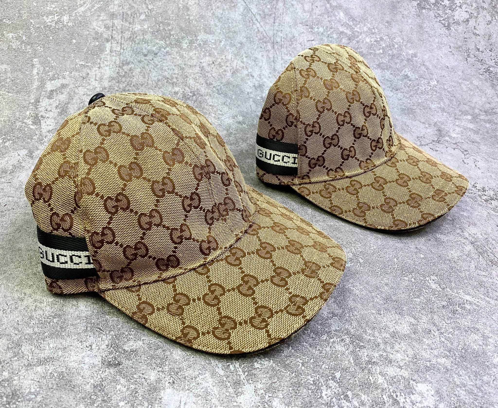 Mũ Dad Cap bé trai size nhỏ gu xi/ Lờ vê