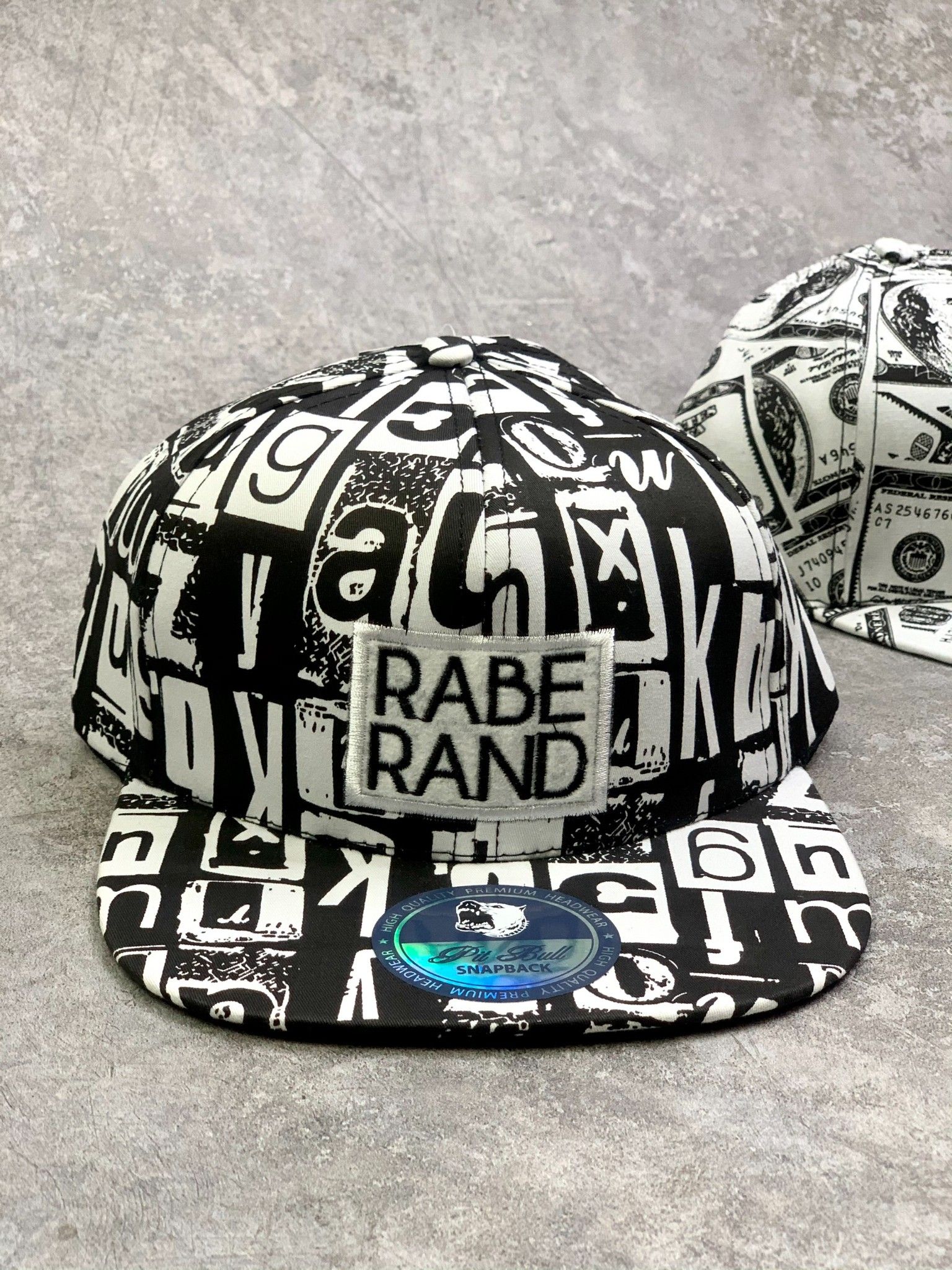 Mũ snapback bé trai RABE RAND họa tiết