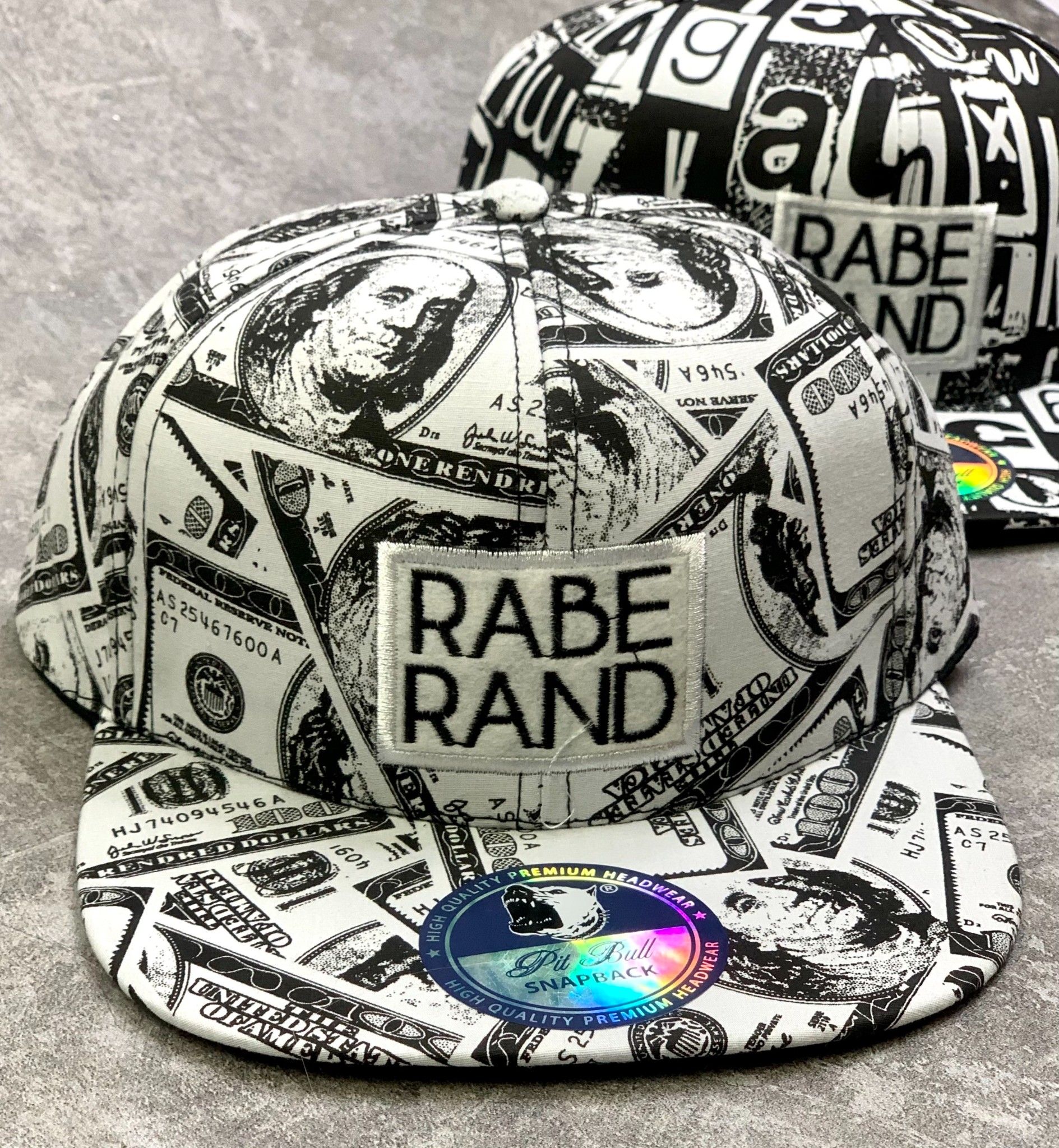 Mũ snapback bé trai RABE RAND họa tiết