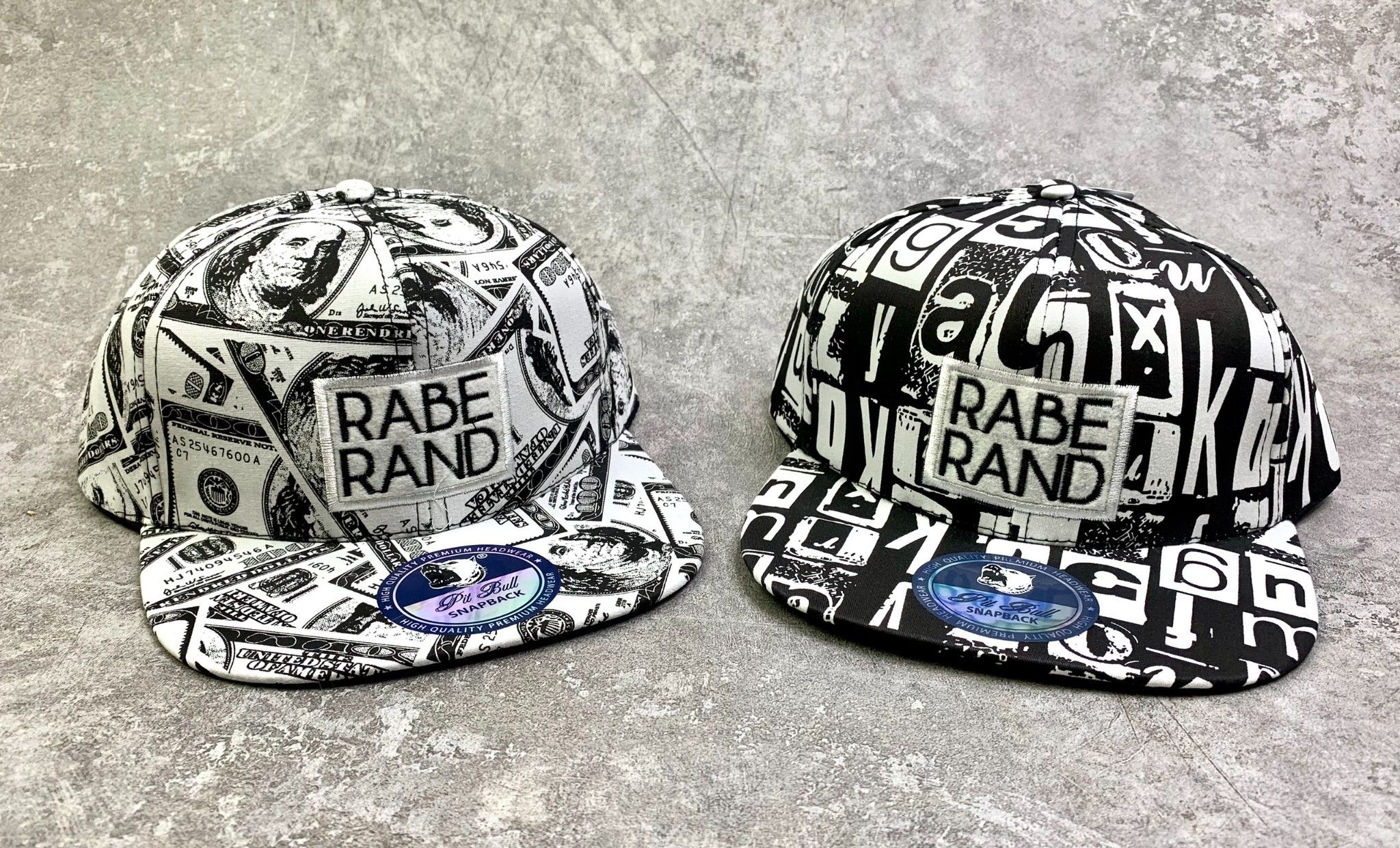 Mũ snapback bé trai RABE RAND họa tiết
