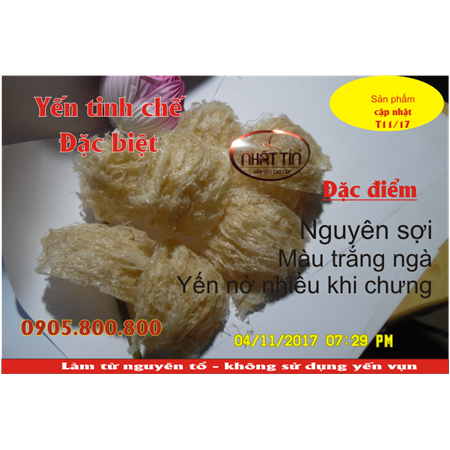  YẾN TINH CHẾ ĐẶC BIỆT (100gr) 