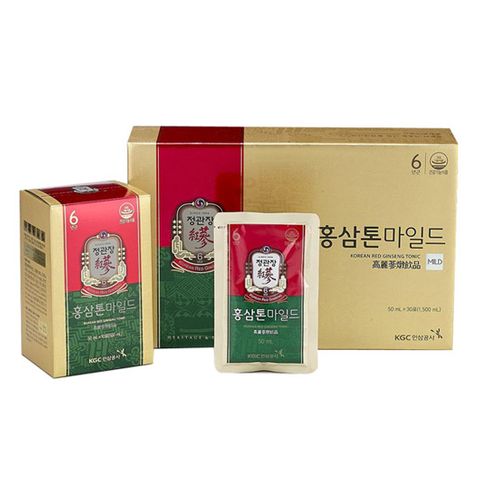  NƯỚC HỒNG SÂM TONIC MILD 50ML *30 GÓI-KGC 