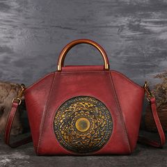 Túi xách da nữ họa tiết in nổi - 1534291