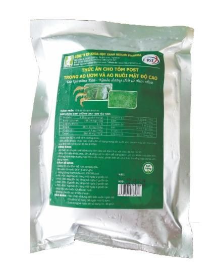 THỨC ĂN CHO TÔM POST TRONG AO ƯƠM VÀ AO NUÔI MẬT ĐỘ CAO