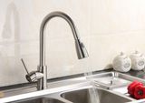 Vòi rửa chén nóng lạnh, dây kéo Inox SUS 304 Eurolife EL-T011R