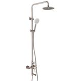 Bộ sen cây tắm đứng nóng lạnh Inox SUS 304 Eurolife EL-S917 (Trắng vàng)