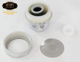 Đầu vòi tăng áp 1 chế độ chảy mạ Chrome Eurolife EL-TA03 (Trắng bạc)