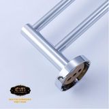 Máng treo khăn đôi Inox Eurolife EL-B5 (Trắng bạc)