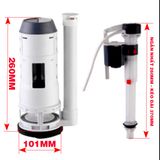 Bộ xả bồn cầu 2 chế độ siêu mạnh Jet-flusher Eurolife TF 61-62