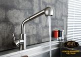  Vòi rửa chén nóng lạnh, dây kéo Inox SUS 304 Eurolife EL-T10-1 