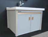 Bộ tủ Lavabo chất liệu Nhôm Aluminium chịu nước Eurolife BLV-AL09 màu Xanh nhạt