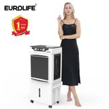  Máy làm mát không khí, làm lạnh nhanh, giảm tới 15 độ, chạy êm thương hiệu Eurolife EL-Q2060 ( Đen-trắng) 