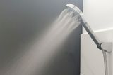 Bộ tay dây sen siêu tăng áp 1 chế độ chảy, dòng nước xoáy độc đáo Eurolife EL-120SH (Trắng bạc)
