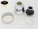 Đầu vòi tăng áp 1 chế độ chảy mạ Chrome Eurolife EL-TA03 (Trắng bạc)