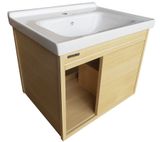  Bộ tủ Lavabo hợp kim Nhôm chịu nước Eurolife BLV-AL05 (Nâu nhạt) 