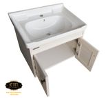  Bộ tủ Lavabo Nhựa - Carbon chịu nước Eurolife BLV-NC01 (Trắng) 