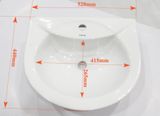 Chậu Lavabo sứ men Nano tuyết chân treo Eurolife LVB-01 (Trắng)