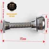  Đầu vòi điều hướng cần lò xo Inox Eurolife EL-VM02 (Trắng bạc) 