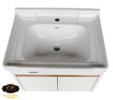 Bộ tủ Lavabo hợp kim Nhôm chịu nước Eurolife BLV-AL03 (Trắng nâu)