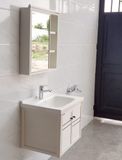  Bộ tủ Lavabo dùng cho phòng tắm, chất liệu Nhôm kháng nước Eurolife BLV-AL12 ( Trắng sữa) 