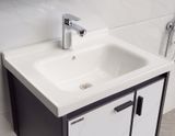 Bộ tủ Lavabo dùng cho phòng tắm, chất liệu Nhôm kháng nước Eurolife BLV-AL13 ( Trắng giả đá)