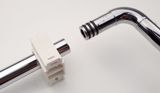 Bộ sen cây tắm đứng nóng lạnh Eurolife EL-S911 (Trắng - hồng)