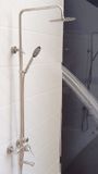  Bộ sen cây tắm đứng nóng lạnh Inox SUS 304 Eurolife EL-S917 (Trắng vàng) 