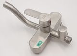 Bộ sen cây tắm đứng nóng lạnh Inox SUS 304 Eurolife EL-S919 (Trắng vàng)