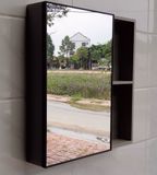 Bộ tủ Lavabo rửa mặt chất liệu Nhôm kháng nước, mặt đá Eurolife BLV-AL15 ( Nâu nhạt)