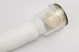 Bộ xả nhấn Inox ống lò xo nhựa linh hoạt Eurolife EL-BXN 02 (Trắng)