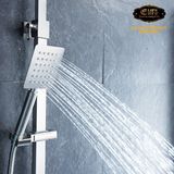 Bộ sen cây tắm đứng nóng lạnh Inox SUS 304 Eurolife EL-SC-IN01 (Trắng vàng)