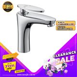  Vòi Lavabo nóng lạnh Đồng mạ Chrome Eurolife EL-CAM 02 (Trắng bạc) 