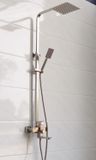Bộ sen cây tắm đứng nóng lạnh Inox SUS 304 Eurolife EL-SC-IN01 (Trắng vàng)
