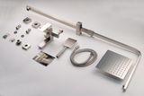 Bộ sen cây tắm đứng nóng lạnh Inox SUS 304 Eurolife EL-SC-IN01 (Trắng vàng)