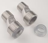 Bộ 2 chân quỳ chữ Z INOX SUS304 lắp đặt cho củ sen nóng lạnh Eurolife EL-2Z