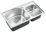 Chậu Inox SUS304 2 hố Eurolife EL-C8145 (Trắng bạc)