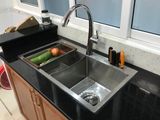 Chậu rửa chén Handmade Inox SUS 304 Eurolife EL-HM8245 (Trắng bạc)