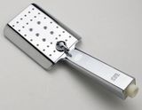 Tay sen vuông 3 chế độ chảy chất liệu ABS mạ Chrome Eurolife EL-H201 (Trắng bạc)