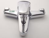 Bộ vòi sen nóng lạnh chân ngoài Đồng mạ Chrome Eurolife EL-6001-New (Trắng bạc)