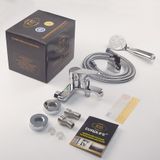 Bộ sen nóng lạnh Đồng mạ Chrome Eurolife EL-7001 (Trắng bạc)