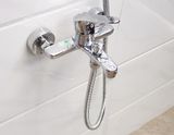 Bộ sen nóng lạnh Đồng mạ Chrome Eurolife EL-7001 (Trắng bạc)