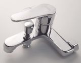 Bộ sen nóng lạnh Đồng mạ Chrome Eurolife EL-7001 (Trắng bạc)