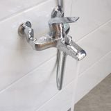 Bộ vòi sen nóng lạnh Đồng mạ ChromeEurolife EL-AZA 01 (Trắng bạc)