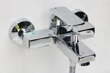 Bộ vòi sen nóng lạnh Đồng mạ Chrome Eurolife EL-DAISY 01 (Trắng bạc)
