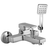 Bộ vòi sen nóng lạnh Đồng mạ Chrome Eurolife EL-DAISY 01 (Trắng bạc)