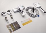 Bộ vòi sen nóng lạnh Đồng mạ Chrome Eurolife EL-DAISY 01 (Trắng bạc)