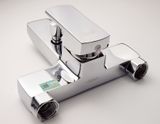 Bộ vòi sen nóng lạnh Đồng mạ Chrome Eurolife EL-DAISY 01 (Trắng bạc)