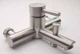 Bộ vòi sen nóng lạnh Inox SUS 304 Eurolife EL-1201 (Trắng vàng)