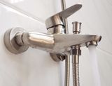 Bộ vòi sen nóng lạnh Inox SUS 304 Eurolife EL-TUL01 (Trắng bạc)